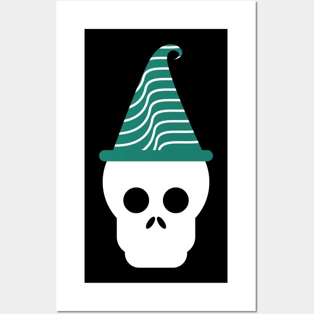 Skull Witch Wall Art by VektorVexel Artwork